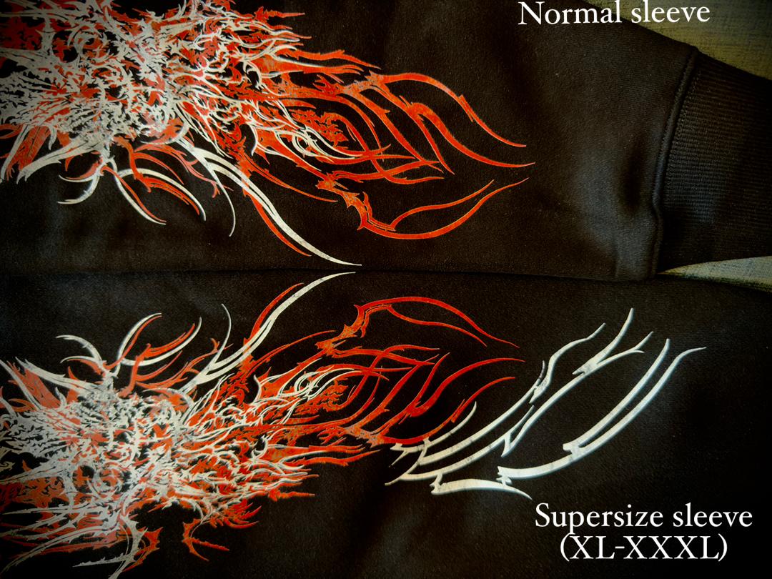 FLAMES OF HELHEIM (HOODIE) - 400GSM