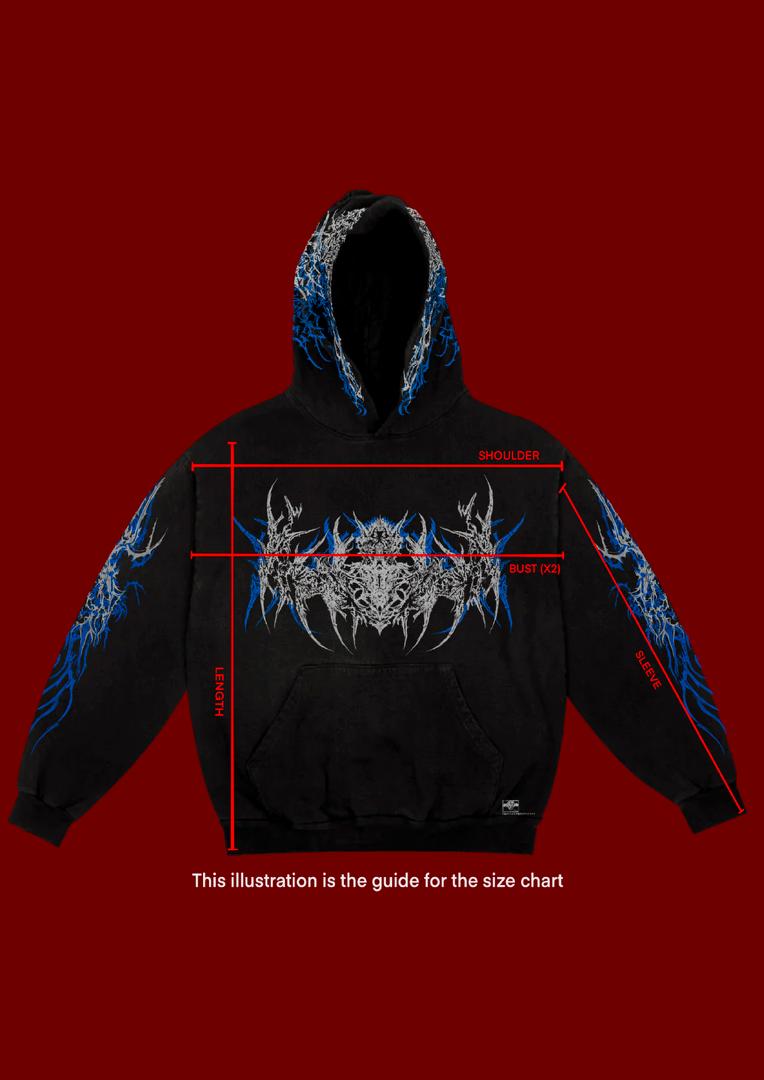 FLAMES OF HELHEIM (HOODIE) - 400GSM