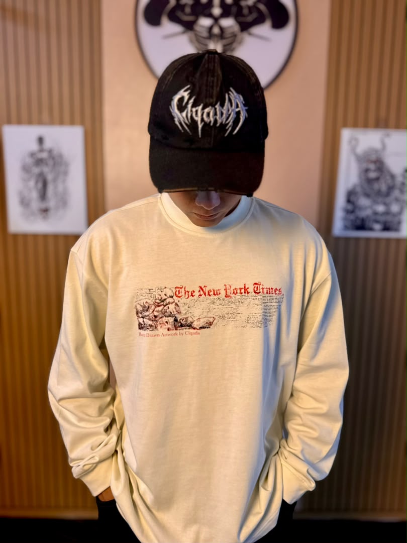 Mad Collection #2 - Long Sleeve Shirt 240GSM - Hand Drawn Design